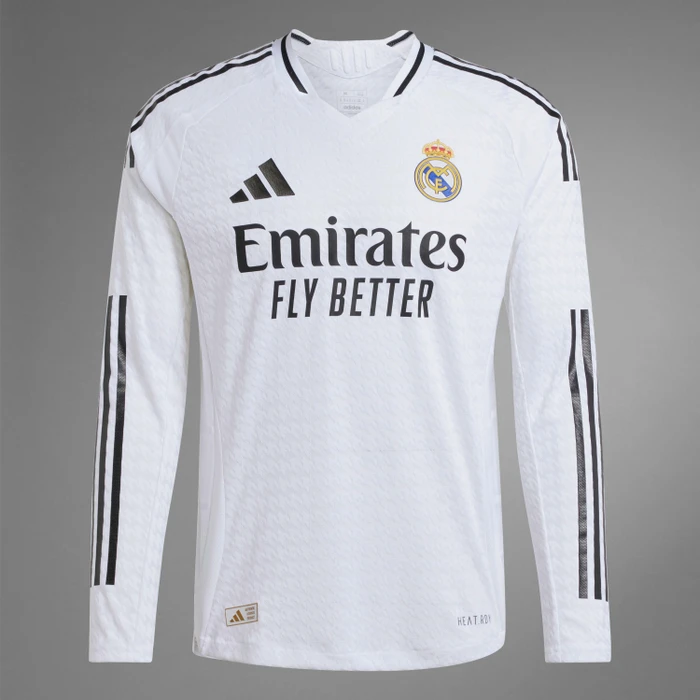 adidas Real Madrid Authentic 2024/2025 Heimtrikot langarm (Herren)