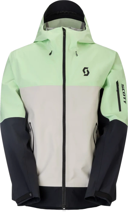 Scott Explorair 3-Lagige Skijacke vapour green/black (Herren)