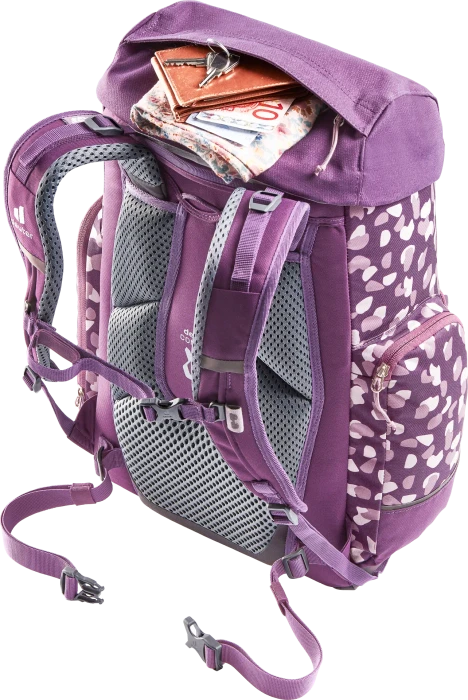 Deuter Scula plum dots Schulrucksack