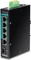 TRENDnet TI Hardened Industrial Railmount Gigabit Managed Switch, 5x RJ-45, 1x SFP, 120W PoE+ Vorschaubild