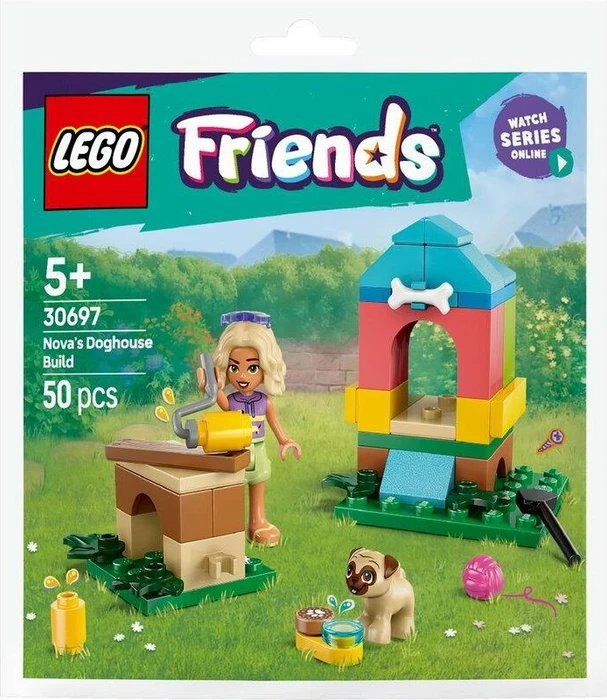 LEGO Friends - Novas selbstgebaute Hundehütte