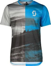 Scott Trail Flow Trikot kurzarm light grey/aster blue (Herren)