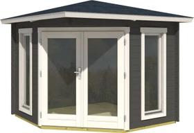 Lasita Maja Oban 40 Gartenhaus carbongrau