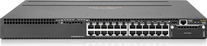 HPE Aruba 3810M 24G Rackmount Gigabit Managed Stacking Switch, 24x RJ-45, 1x Erweiterungsslot