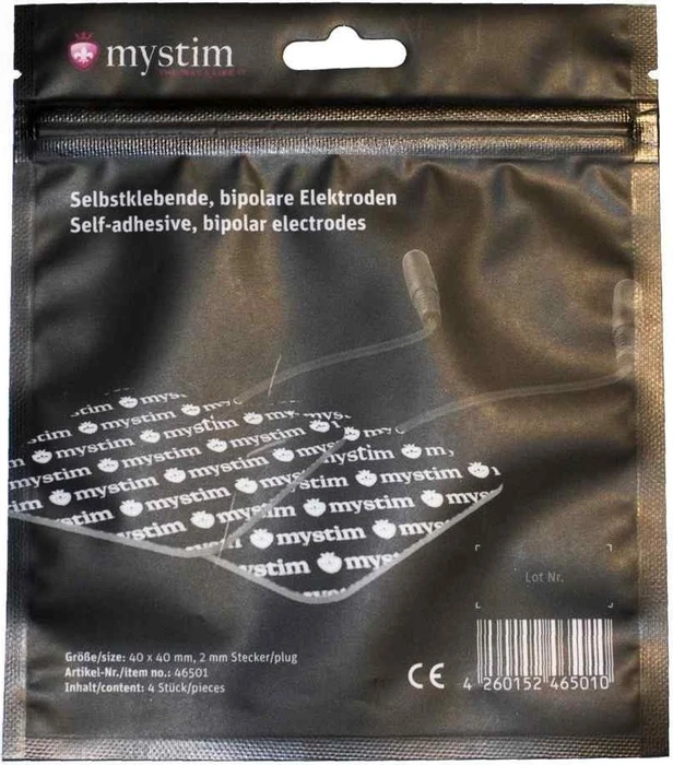 Mystim Selbstklebende bipolare Elektroden