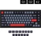 Keychron Q1/Q2/K2 OEM Dye-Sub Keycap-Set Dolch Red, Kunststoff (PBT), Dolch Red, grau/blau/schwarz/rot, 97 Tasten (83+14), ANSI-US Vorschaubild