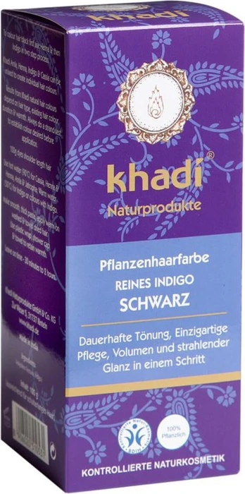 Khadi Haarfarbe reines indigo, 100g