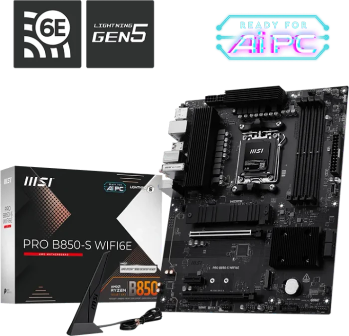 MSI PRO B850-S WIFI6E (AMD AM5)