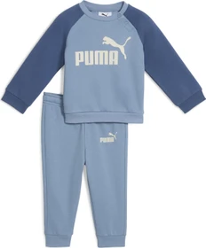 Puma Minicats Essentials Raglan Crew Trainingsanzug cool blue (Junior)