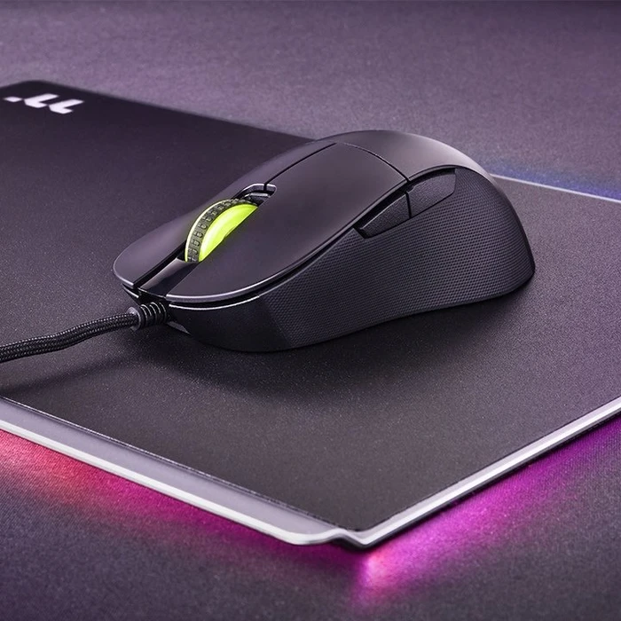 Thermaltake Damysus RGB Ergonomic Gaming Mouse, schwarz, USB