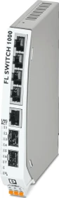Phoenix Contact FL 1000 Industrial Railmount Gigabit Switch 1005NT-2SFP, 5x RJ-45, 2x SFP (1343025)