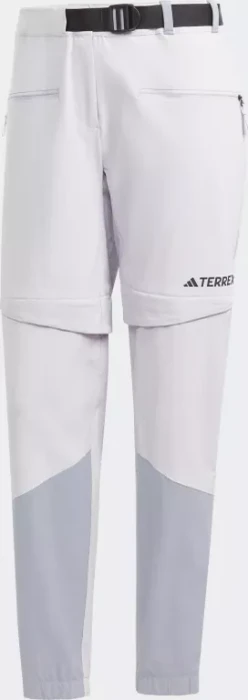 adidas Utilitas Hiking Zip-Off Hose lang silver dawn (Damen)