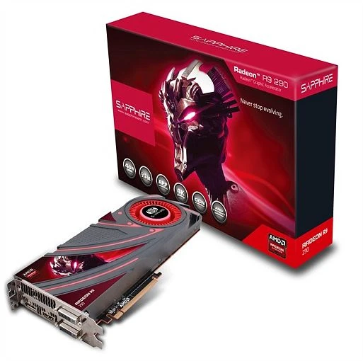 Sapphire Radeon R9 290, 4GB GDDR5, 2x DVI, HDMI, DP, full retail
