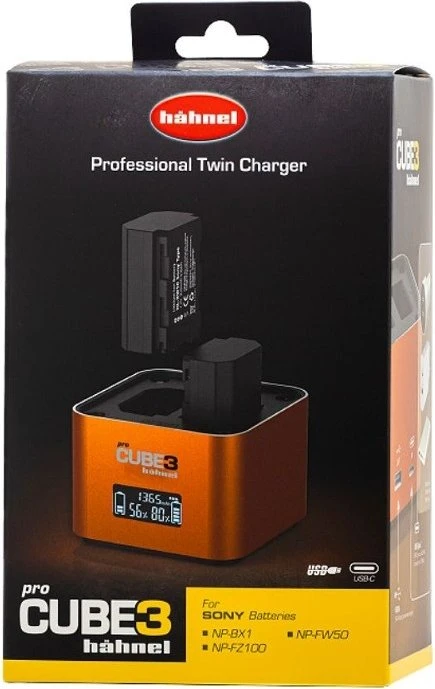 Hähnel ProCube 3 Doppelladegerät für Sony