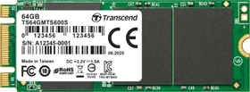 Transcend MTS600S SSD 64GB, M.2 2260 / B-M-Key / SATA 6Gb/s