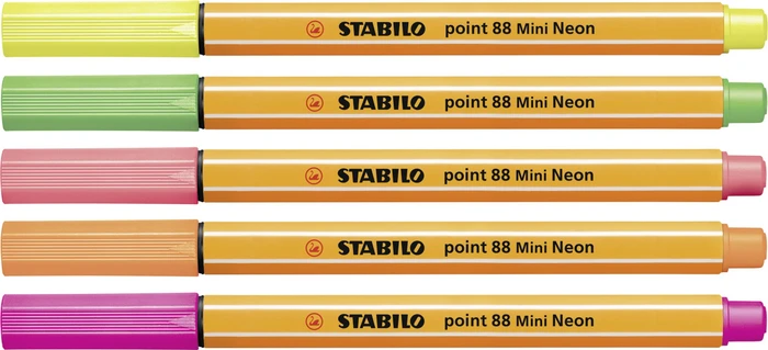 STABILO Pen 68/point 88 neon sortiert, 8er-Set, Kunststoffetui (68868/08-1) – Bild 4 von 11