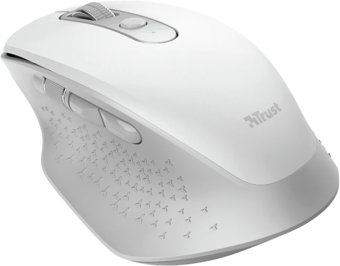 Trust Ozaa Rechargeable Wireless Mouse weiß, USB