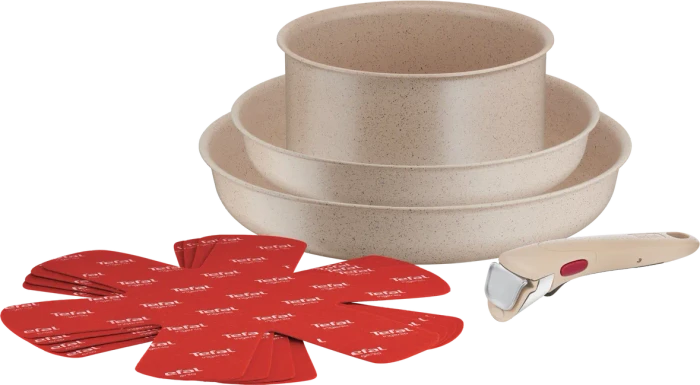 Tefal L78398 Ingenio Delight Kochgeschirr-Set, 8-tlg.