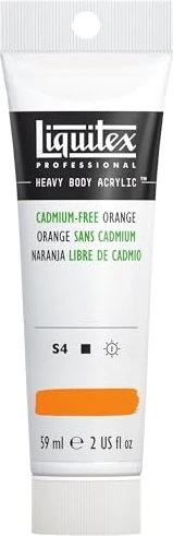 Liquitex Professional Heavy Body Acrylic cadmium-free orange, 59ml