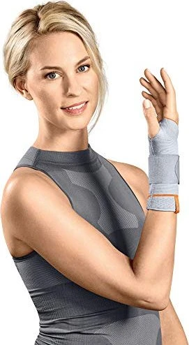 Sporlastic Manudyn Handgelenkbandage links Größe M beige, 1 Stück
