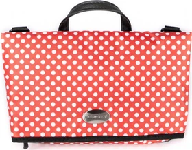 Haberland Melanie C ohne Adapter Lenkertasche rot/weiß punkte