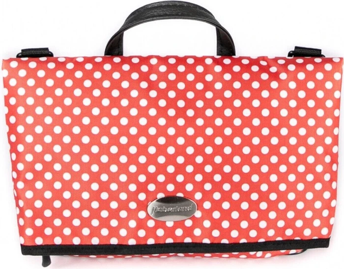 Haberland Melanie C ohne Adapter Lenkertasche rot/weiß punkte