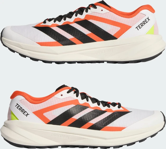 adidas Terrex Agravic Lite white/core black/impact orange (Herren)