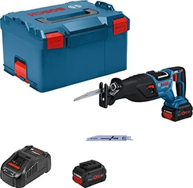 Bosch Professional GSA 18V-28 BITURBO Akku-Säbelsäge inkl. L-Boxx + 2 Akkus 5.5Ah