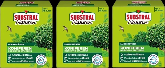 Evergreen Garden Care Substral Naturen Langzeitdünger Koniferen, Hecken und Sträucher, 1.2kg