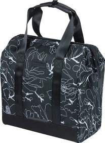 Basil Grand Shopper Flower Gepäcktasche schwarz