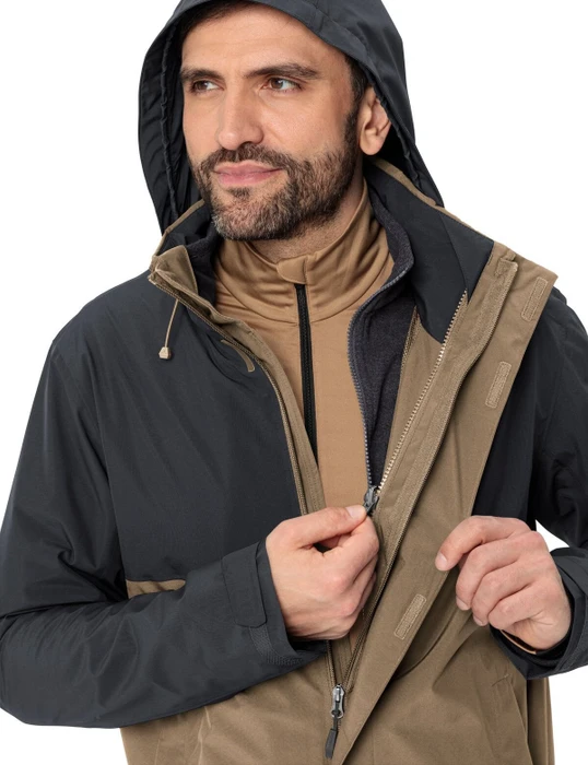 Vaude Rosemoor 3in1 Modell 2024 Funktionsjacke black/oat (Herren)