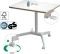 Leitz Ergo Compact Workstation Pro Sitz-Steh-Schreibtisch 80x60cm weiß/weiß Vorschaubild