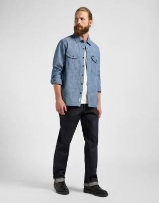 Lee 101 Heritage Workwear Relaxed Hemd langarm dark indigo (Herren)