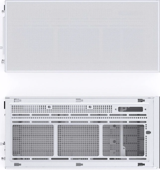 Jonsbo D31 Screen White, weiß, Glasfenster