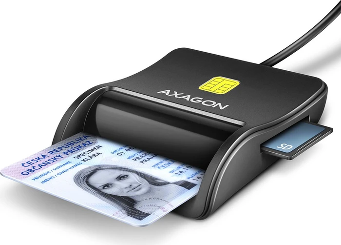 Axagon Smartcard Multi-Slot-Cardreader, USB-A 2.0 [Stecker]