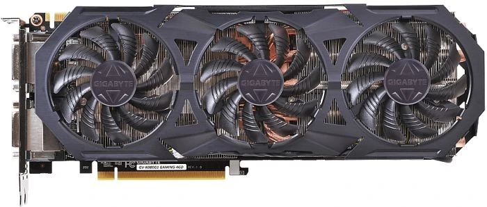 GIGABYTE GeForce GTX 980 Windforce 3X OC, 4GB GDDR5, 2x DVI, HDMI, 3x DP