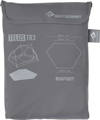 Sea to Summit Telos TR 3 Bigfoot Zeltunterlage charcoal