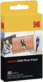 Kodak ZINK Fotopapier weiß, 50x76mm, 20 Blatt