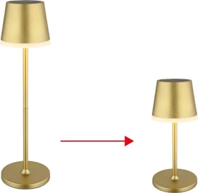 Globo Vannieso Solar LED-Tischleuchte gold