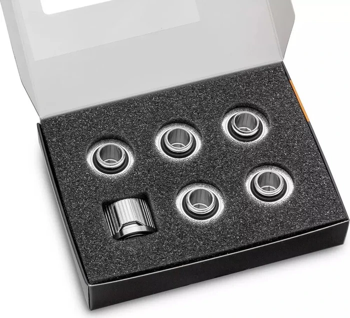 EK Water Blocks Quantum Line EK-Quantum Torque STC 10/16 Fitting G1/4" auf 16/10mm, vernickelt, 6er-Pack