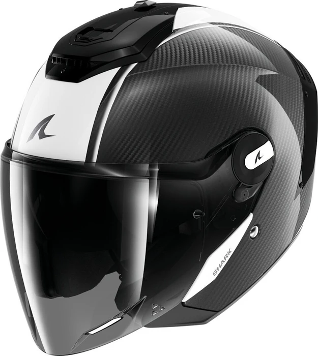 Shark RS Jet Skin Carbon schwarz/weiß