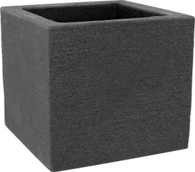 Geli Kubus Pflanztopf 30x30cm anthrazit