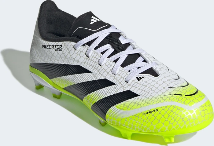 adidas Predator League FG/MG cloud white/core black/lucid lemon (Junior)