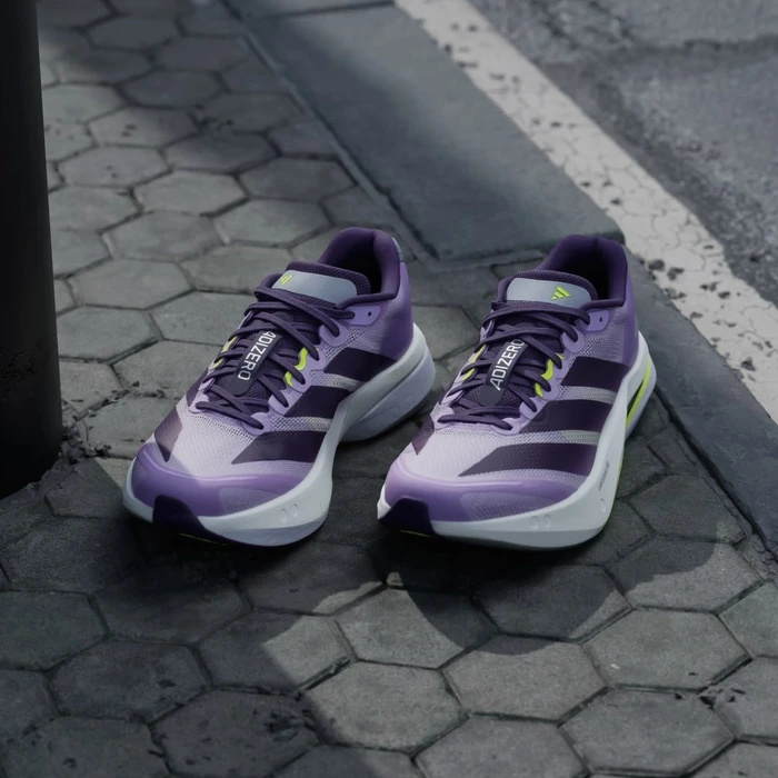 adidas Adizero Boston 13 powder plum/aurora plum/preloved violet (Damen)