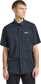 Jack Wolfskin Norbo Hemd kurzarm night blue checks (Herren)