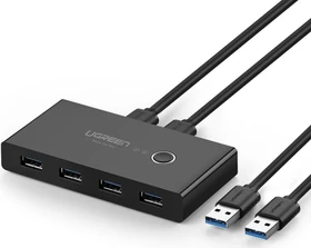 Ugreen USB 3.0 Sharing Switch, 2 In, 4 Out, 4-fach