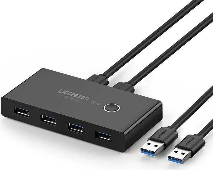 Ugreen USB 3.0 Sharing Switch, 2 In, 4 Out, 4-fach