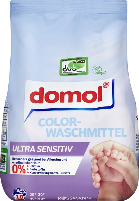Domol Color Pulver Waschmittel Ultra Sensitiv, 1.20kg