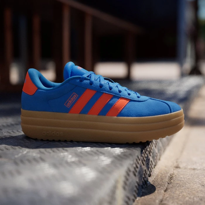 adidas VL Court Bold ray blue/impact orange/gum (Damen)