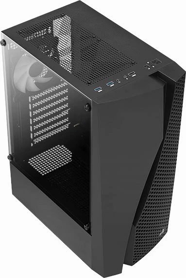 AeroCool Wave, Lüfter LED RGB, Glasfenster